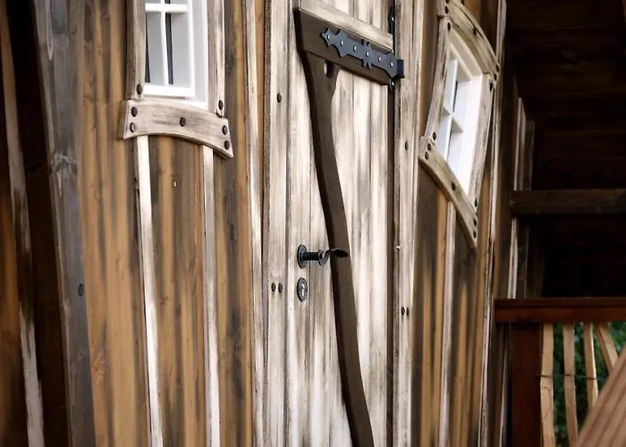 אכסניה Hexenhaeuschen Am Waldrand *